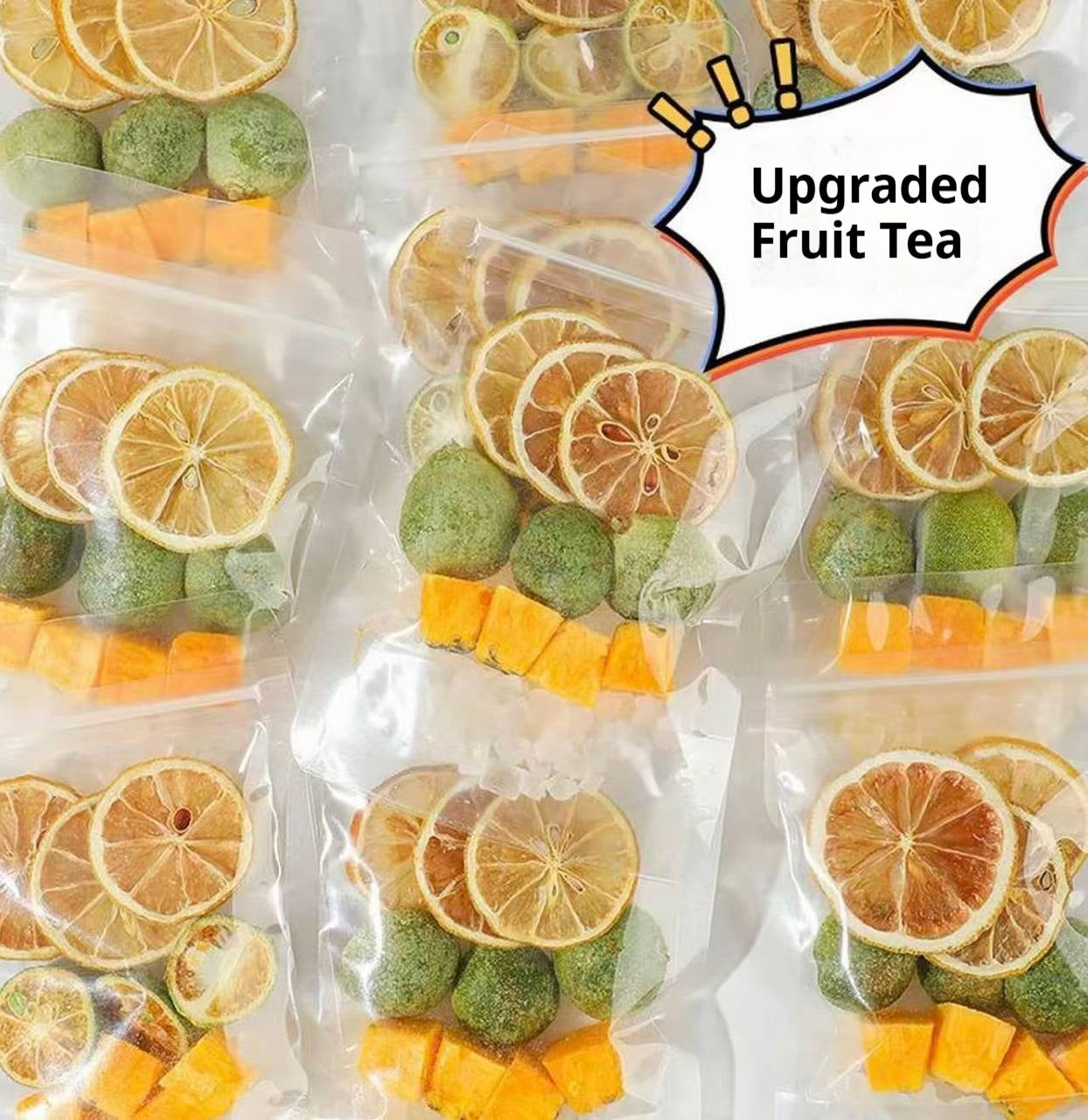 Kumquat Lemon Passion Fruit Cold Brew Fruit Tea