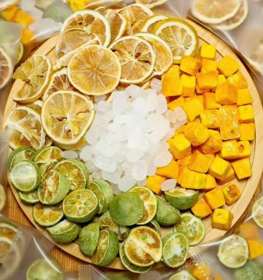 Kumquat Lemon Passion Fruit Cold Brew Fruit Tea