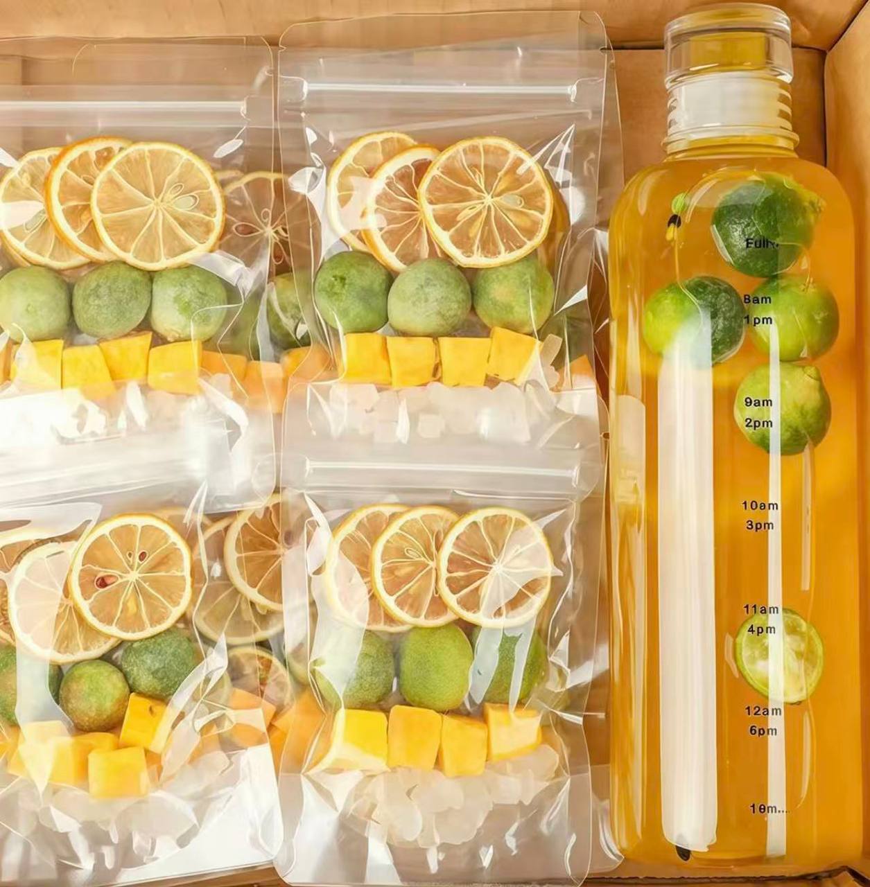 Kumquat Lemon Passion Fruit Cold Brew Fruit Tea