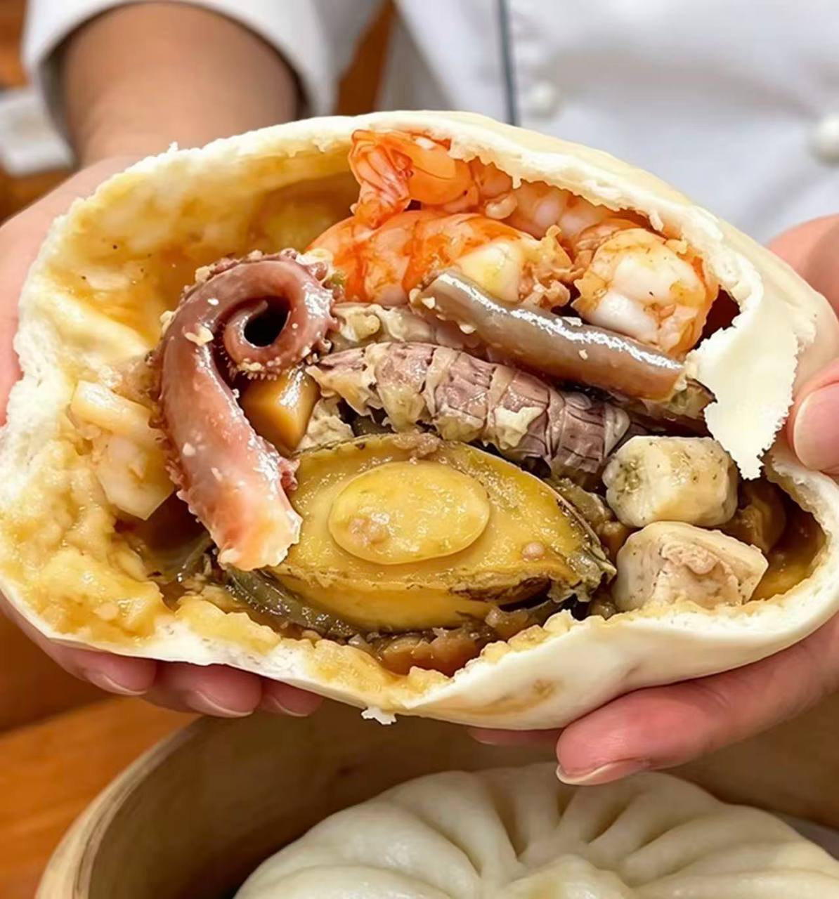 Seafood Stuffed Buns (Jumbo Size)